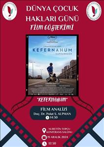 Dünya Çocuk Hakları Günü Film Gösterimi: Kefernahum